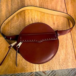 Rebecca Minkoff Maroon Circle Belt Bag